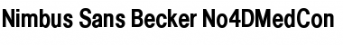 Download Nimbus Sans Becker No4DMedCon Font