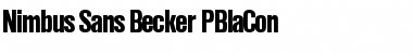 Download Nimbus Sans Becker PBlaCon Font
