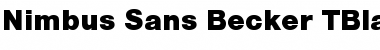 Download Nimbus Sans Becker TBla Font