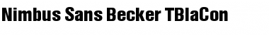 Nimbus Sans Becker TBlaCon Regular Font