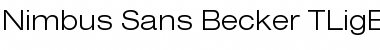 Nimbus Sans Becker TLigExt Regular Font