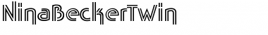 Download NinaBeckerTwin Font Download NinaBeckerTwin Font