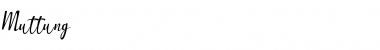 Download Muttung Font Download Muttung Font