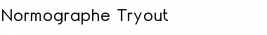 Normographe Tryout Regular Font