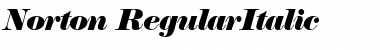 Norton RegularItalic Font