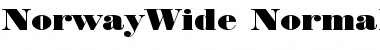 NorwayWide Normal Font
