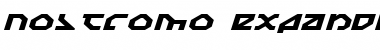 Nostromo Expanded Italic Expanded Italic Font