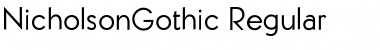 Download Nicholson Gothic Font