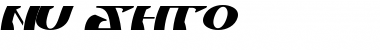 Nu shto Regular Font