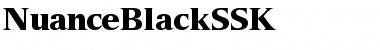 Download NuanceBlackSSK Font