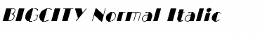 Download BIGCITY-Normal Italic Font Download BIGCITY-Normal Italic Font