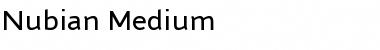 Nubian-Medium Font