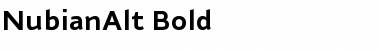 Download NubianAlt-Bold Font