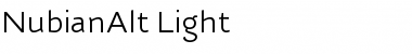 NubianAlt-Light Font