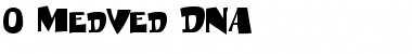 0 MedVed DNA Font