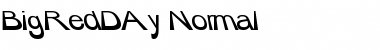 BigRedDAy Normal Font