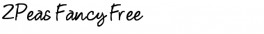 2Peas Fancy Free Font