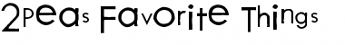 Download 2Peas Favorite Things Font