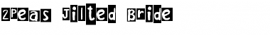 Download 2Peas Jilted Bride Font Download 2Peas Jilted Bride Font