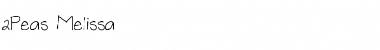 Download 2Peas Melissa Font Download 2Peas Melissa Font