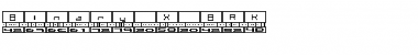 Binary X BRK Font