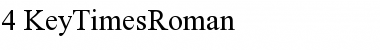 4-KeyTimesRoman Font