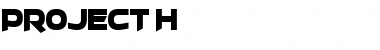 Download Project H Font Download Project H Font