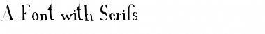 A Font with Serifs Regular Font