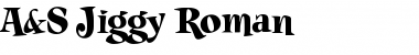 A&S Jiggy Roman Regular Font