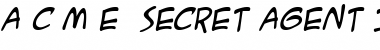 A.C.M.E. Secret Agent Font