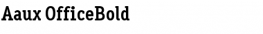 Aaux OfficeBold Regular Font