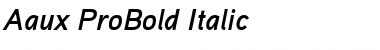 Aaux ProBold Italic Regular Font