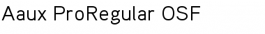 Aaux ProRegular OSF Regular Font