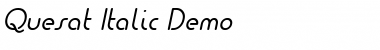 Quesat Demo Font