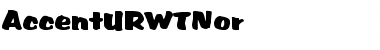AccentURWTNor Regular Font AccentURWTNor Regular Font