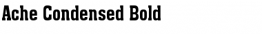 Ache Condensed Bold