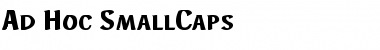 Ad Hoc SmallCaps Regular Font