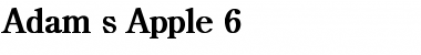 Download Adam's Apple 6 Font