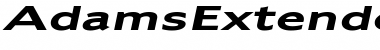 AdamsExtended Font