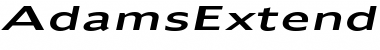 AdamsExtended Font