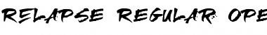 RElapse Regular Font