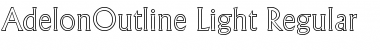 Download AdelonOutline-Light Font Download AdelonOutline-Light Font