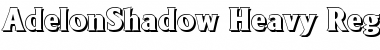AdelonShadow-Heavy Font