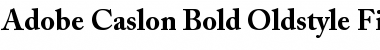 Download ACaslon BoldOsF Font