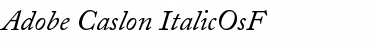 ACaslon RegularSC Italic