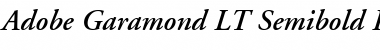 Download AGaramond LT Font