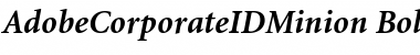 AdobeCorporateIDMinion Font