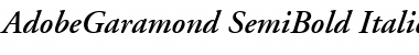 AdobeGaramond-SemiBold Font