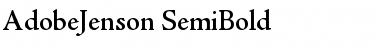 Download AdobeJenson-SemiBold Font