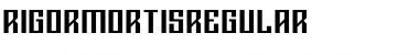 Download RigorMortis Font